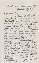 Lot #447 John C. Fremont Handwritten Letter Signed - Image 1