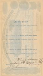 Lot #448 John C. Fremont Signed Document - Image 1