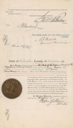 Lot #368 George Pullman Signed Document - Image 3