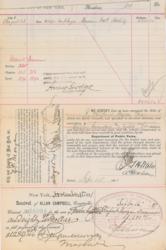 Lot #222 J. Pierpont Morgan: Signed twice by Morgan as treasurer, a payroll for the American Museum of Natural History - Image 5