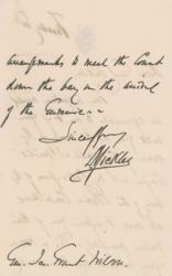 Lot #484 Daniel E. Sickles Handwritten Letter Signed - Image 2
