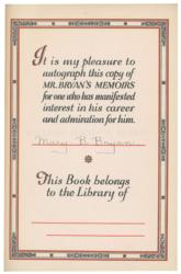 Lot #268 William Jennings Bryan Signed Document - Image 2