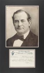 Lot #268 William Jennings Bryan Signed Document - Image 4