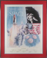Lot #509 Naval Aviation in Space Print - Image 1