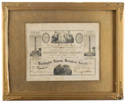 Lot #400 Washington Monument Signed Document - Image 2