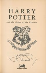 Lot #692 J. K. Rowling Book - Image 2