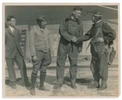 Lot #503 Charles Lindbergh: Taken 2 minutes before Lindbergh left for St. Louis - Image 1