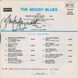 Lot #828 The Moody Blues 45 RPM Record - Image 2