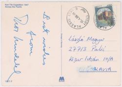 Lot #318 Thor Heyerdahl Signed Photograph - Image 1