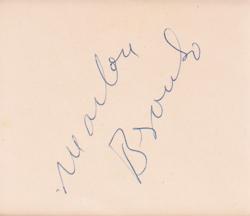 Lot #955 Marlon Brando Signature - Image 2