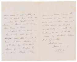 Lot #412 Charles ‘Chinese’ Gordon Handwritten Letter Signed - Image 2