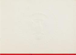 Lot #107 Lyndon B. Johnson: Highlighted by the incredibly rare 1963 White House Christmas card - Image 1