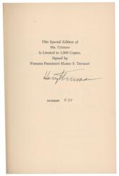 Lot #194 Harry S. Truman Book - Image 2