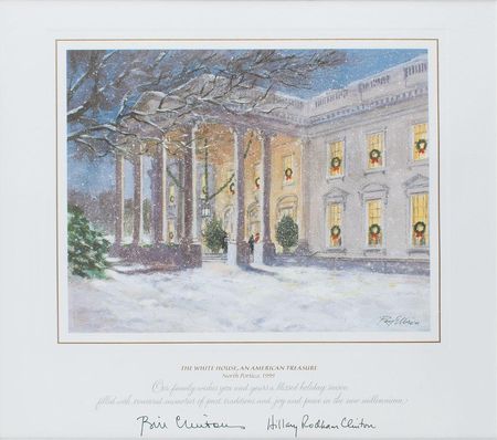 Lot #146  Presidential Christmas Card Prints - Image 19