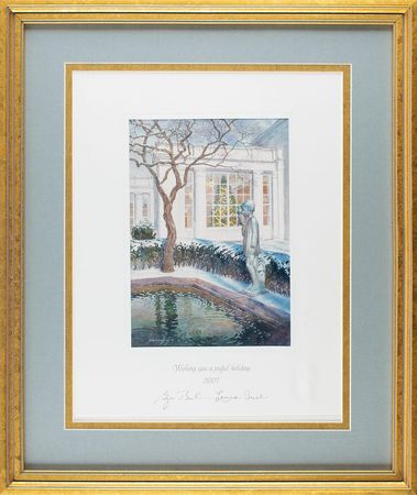 Lot #146  Presidential Christmas Card Prints - Image 13