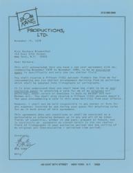 Lot #627 Bob Kane Letters - Image 1