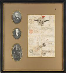 Lot #5 John Quincy Adams: Unusual passport issued