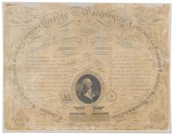Lot #204 George Washington Memorial Engraving - Image 1