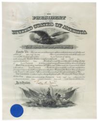 Lot #213 Woodrow Wilson Signed Document - Image 1