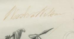 Lot #213 Woodrow Wilson Signed Document - Image 2