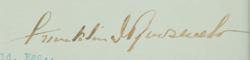 Lot #162 Franklin D. Roosevelt: 