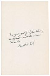 Lot #84 Gerald Ford Book and Typed Letter Signed - Image 2