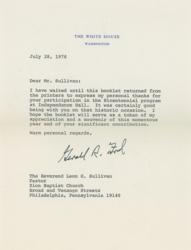 Lot #84 Gerald Ford Book and Typed Letter Signed - Image 3