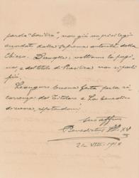 Lot #355 Pope Benedict XV: Pope Benedict XV on 