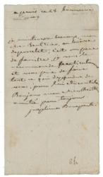 Lot #243 Napoleon: Josephine Handwritten Letter Signed - Image 1