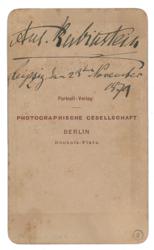 Lot #759 Anton Rubinstein Signed Photograph - Image 1