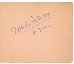 Lot #726 Django Reinhardt Signature - Image 2