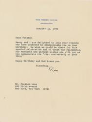 Lot #151 Ronald Reagan Letters - Image 2