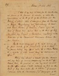 Lot #280 Henry Clay: After briefly serving as an envoy to the British, Clay seeks to retake his vacated Congressional seat - Image 1