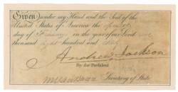 Lot #7 Andrew Jackson and Martin van Buren