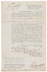 Lot #338 King George IV Signed Document - Image 1