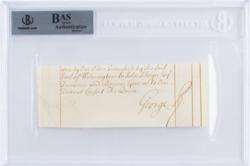 Lot #337 King George II Signed Document - Image 1
