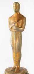 Lot #894 Columbia Pictures: Mini Oscar statuette produced by Columbia to commemorate their 1935 Academy Award success - Image 3