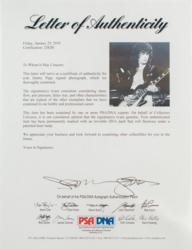 Lot #821 Led Zeppelin: Jimmy Page Signed Photograph - Image 3