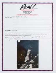 Lot #821 Led Zeppelin: Jimmy Page Signed Photograph - Image 4