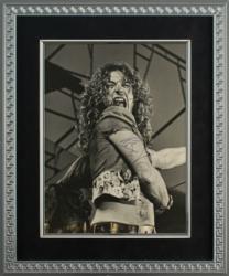 Lot #825 Led Zeppelin: Robert Plant: Rare Oversized Signed Photo of Plant - Image 2