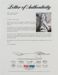 Lot #825 Led Zeppelin: Robert Plant: Rare Oversized Signed Photo of Plant - Image 3