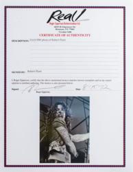 Lot #825 Led Zeppelin: Robert Plant: Rare Oversized Signed Photo of Plant - Image 4