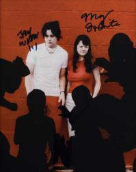 Lot #852 The White Stripes: The first signed photo of The White Stripes we have ever offered - Image 1