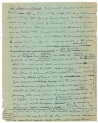 Lot #19 William H. Taft: Taft edits a biography