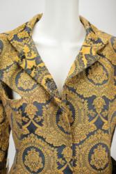 Lot #876 Alexander McQueen: 'Dante' Runway-Worn Renaissance Brocade Jacket: Runway-worn brocade jacket from McQueen's breakthrough 'Dante' show - Image 8