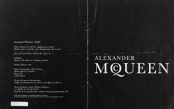 Lot #881 Alexander McQueen: 'The Widows of Culloden' Invitation Invitation - Image 2