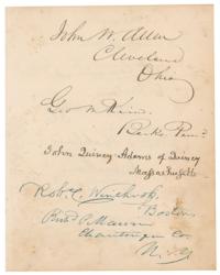 Lot #6 John Quincy Adams, Martin Van Buren, and Franklin Pierce: President Van Buren and the 26th US Congress, highlighted by John Quincy Adams and Franklin Pierce - Image 3