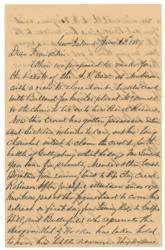 Lot #421 William Wallace Burns: Intriguing postwar content on 