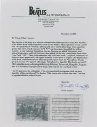 Lot #3059  Beatles Signed Photograph - Image 1