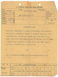 Lot #3018  USCGC Eastwind: Captured German Telegraph Key and VJ Day Dispatch - Image 2